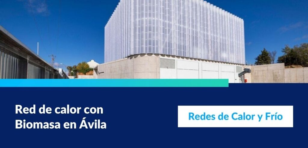 red de calor con biomasa